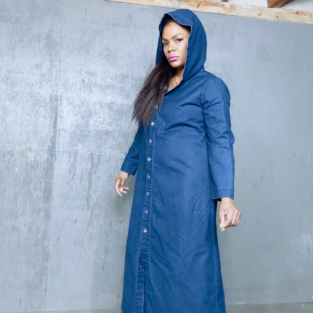 Vintage Maxi Overlayer Denim, 10 - Picture 5 of 9